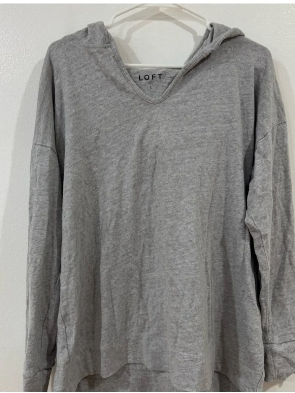 Gray Hooded Sweater